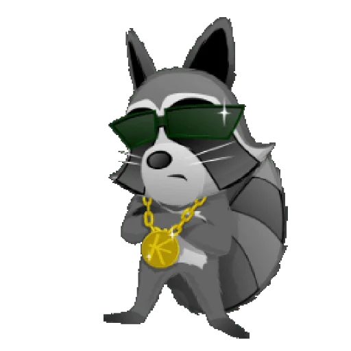 😎 Стикер «Mapache» для Telegram
