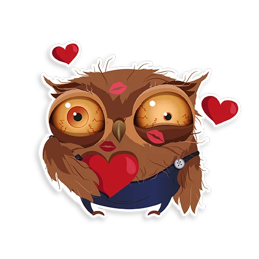 😍 Стикер «Marathon Owl» для Telegram