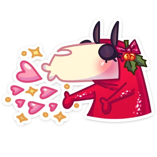 😘 Стикер «Мэри Лу» для Telegram