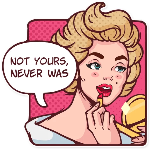 👑 Стикер «Marilyn» для Telegram