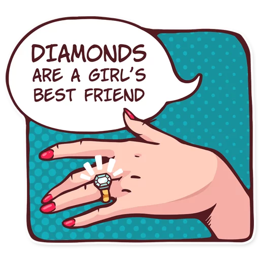💍 Стикер «Marilyn» для Telegram