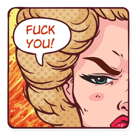 🖕 Стикер «Marilyn» для Telegram