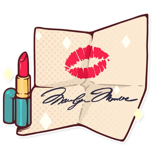 💄 Стикер «Marilyn» для Telegram