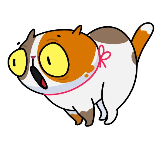 😳 Стикер «Cat Mark» для Telegram