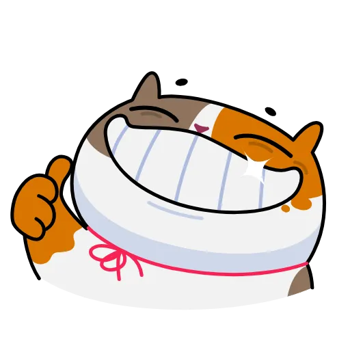 😁 Стикер «Cat Mark» для Telegram