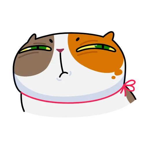 😑 Стикер «Cat Mark» для Telegram