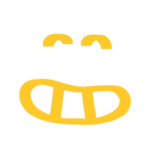 😬 Эмодзи «marker face» для Telegram