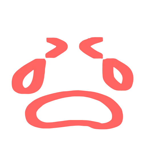 😭 Эмодзи «marker face» для Telegram