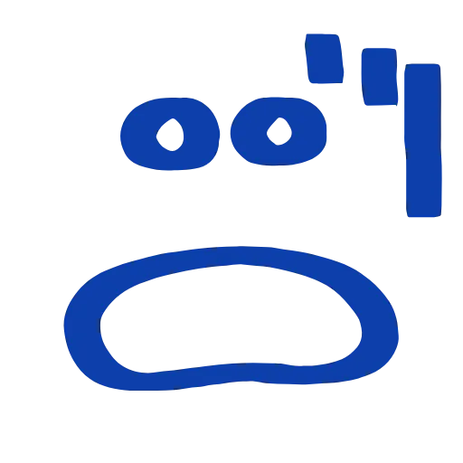 😨 Эмодзи «marker face» для Telegram
