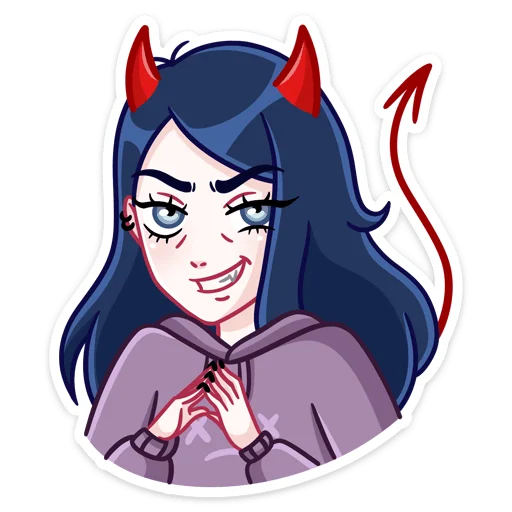 😈 Стикер «Марла» для Telegram
