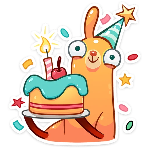🥳 Стикер «Лама Марли» для Telegram