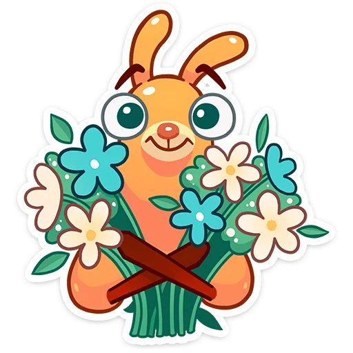 💐 Стикер «Лама Марли» для Telegram