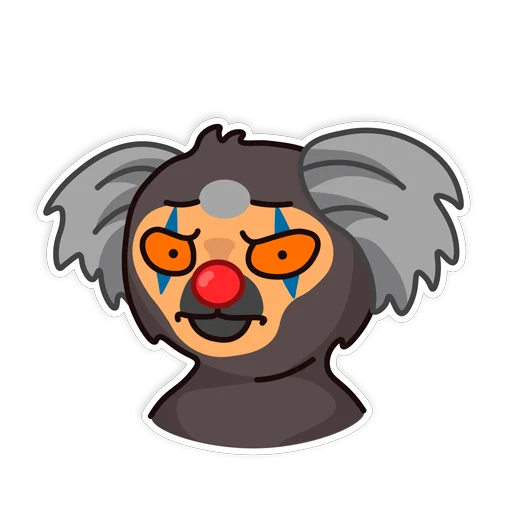 🤡 Стикер «мармозеточка» для Telegram