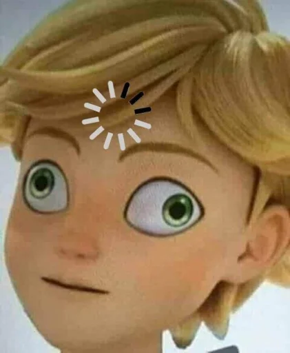 😨 Стикер «Marinett» для Telegram