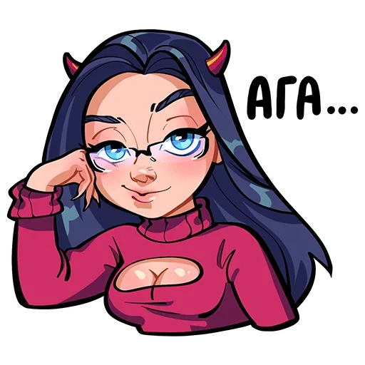 😟 Стикер «Мэрри» для Telegram