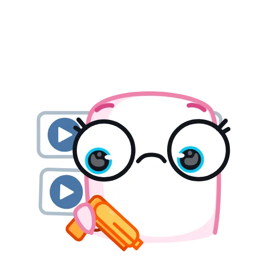 😵 Стикер «Новый классный набор» для Telegram