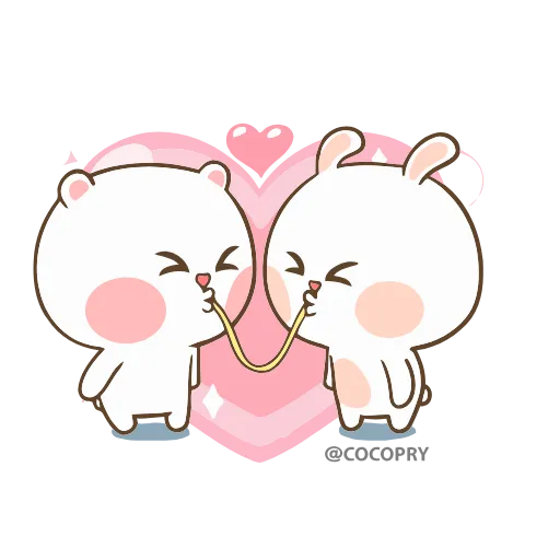 😘 Эмодзи «Marshmallow Couple» для Telegram