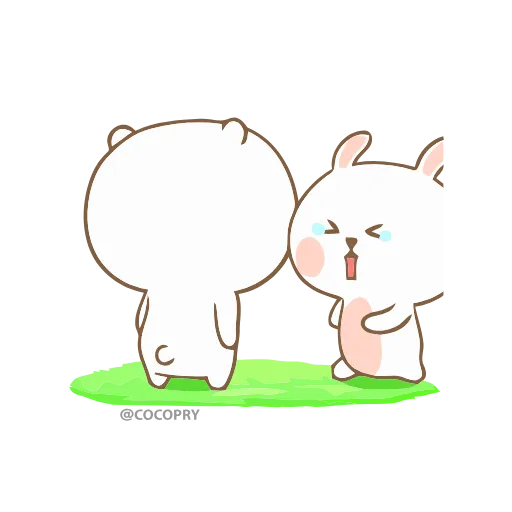 😭 Эмодзи «Marshmallow Couple» для Telegram
