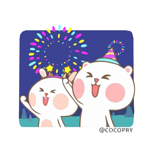 🥳 Эмодзи «Marshmallow Couple» для Telegram