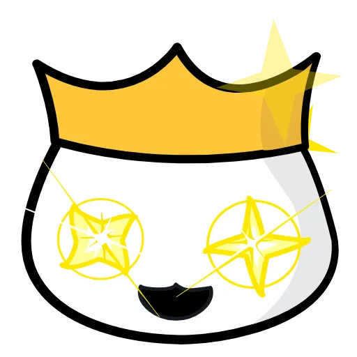 🤩 Стикер «Marshmallow King» для Telegram