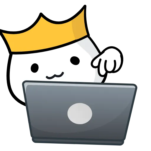 👨‍💻 Стикер «Marshmallow King» для Telegram