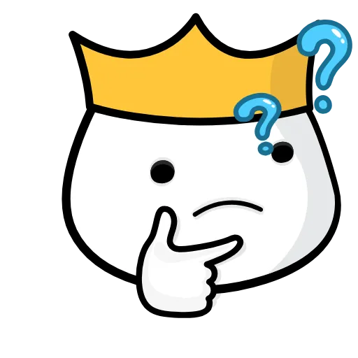 🤔 Стикер «Marshmallow King» для Telegram