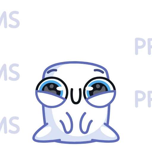 😖 Стикер «Marshmel» для Telegram
