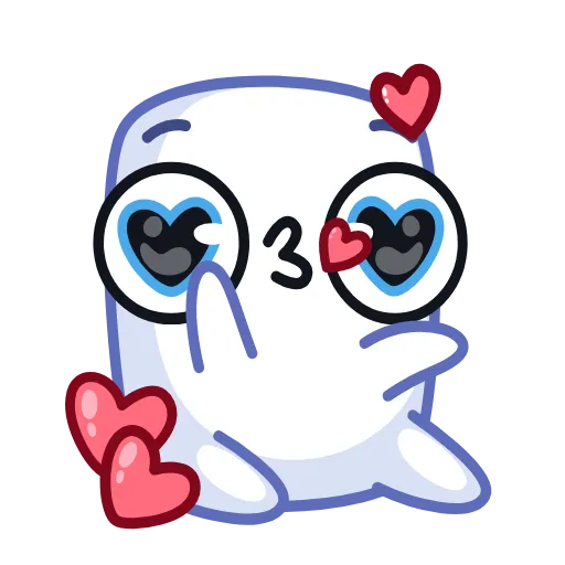 😘 Стикер «Marshmel» для Telegram