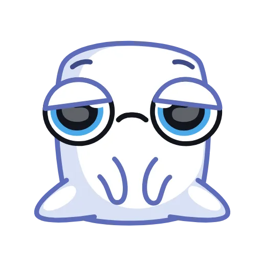 😩 Стикер «Marshmel» для Telegram