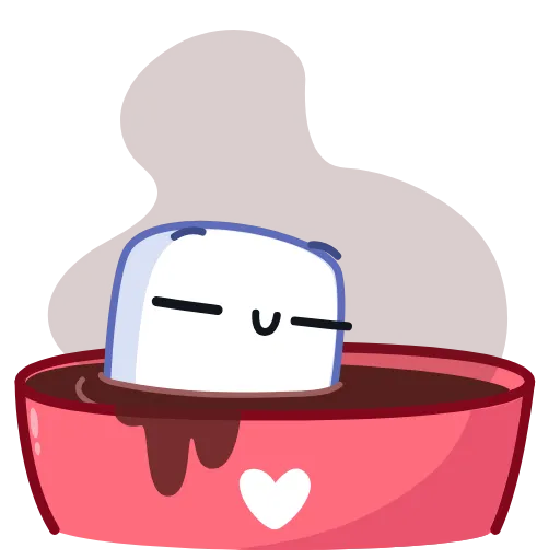 ☕ Стикер «Marshmel» для Telegram