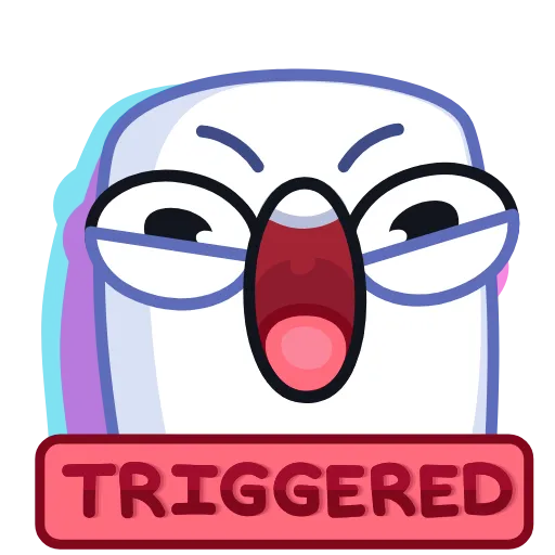 😡 Стикер «Marshmel» для Telegram