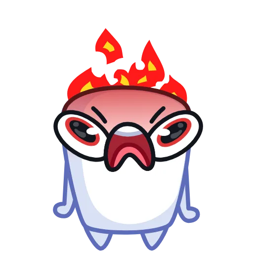 😡 Стикер «Marshmel» для Telegram