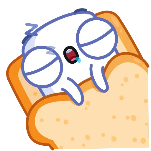 😴 Стикер «Marshmel» для Telegram