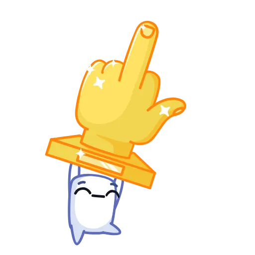 🖕 Стикер «Marshmel» для Telegram