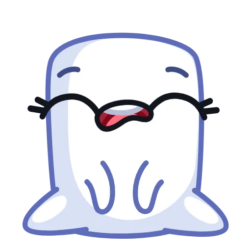 😵 Стикер «Marshmel» для Telegram