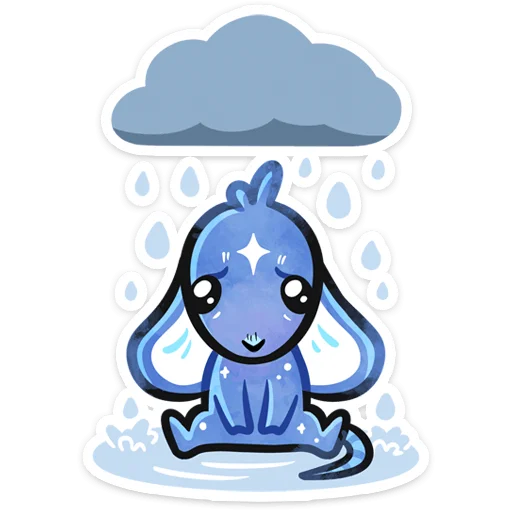 🌧 Стикер «Мару» для Telegram