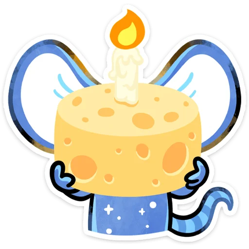 🎂 Стикер «Мару» для Telegram
