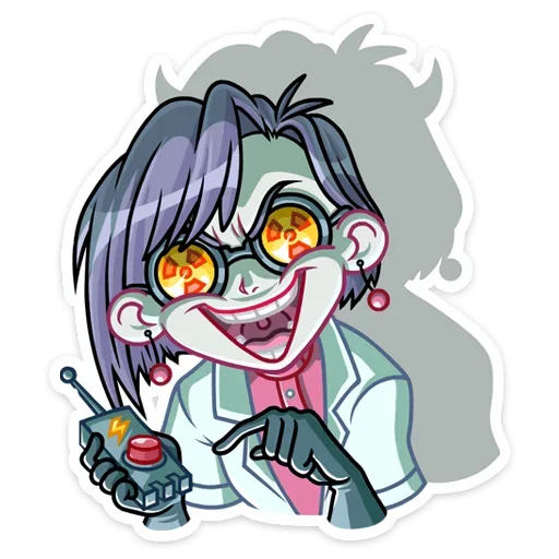 😈 Стикер «Мэри Вольт» для Telegram