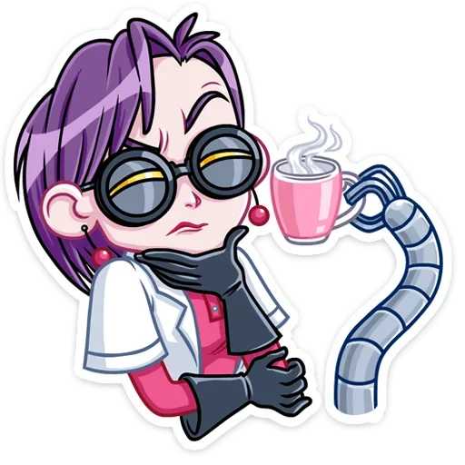 ☕️ Стикер «Мэри Вольт» для Telegram