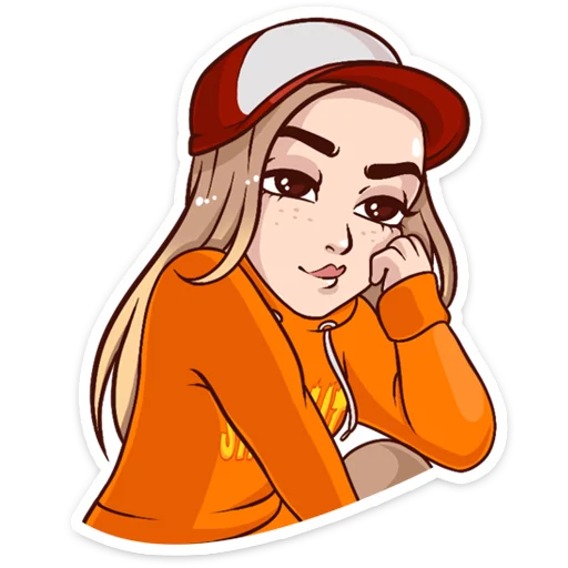 🙁 Стикер «Марьяна Ро» для Telegram