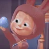 🤩 Эмодзи «🤩 Маша и медведь» для Telegram