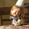 🤩 Эмодзи «🤩 Маша и медведь» для Telegram