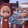 🤩 Эмодзи «🤩 Маша и медведь» для Telegram