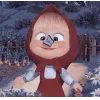 🤩 Эмодзи «🤩 Маша и медведь» для Telegram