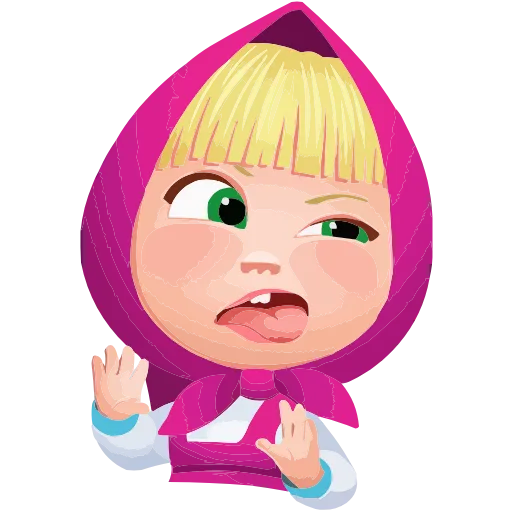 🤪 Эмодзи «Маша, Мишка и друзья» для Telegram