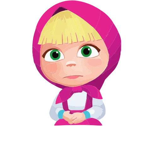 😔 Эмодзи «Маша, Мишка и друзья» для Telegram