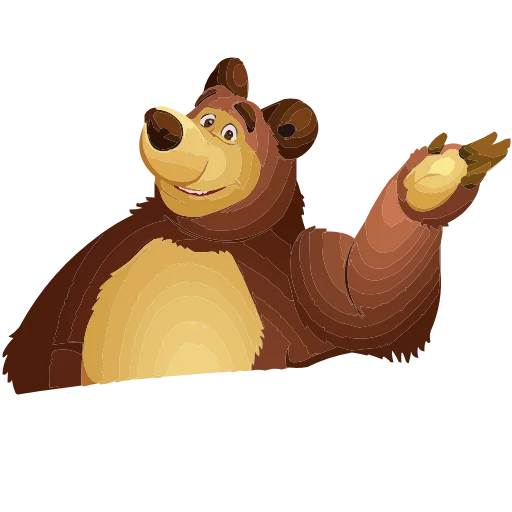 💁‍♂️ Эмодзи «Маша, Мишка и друзья» для Telegram