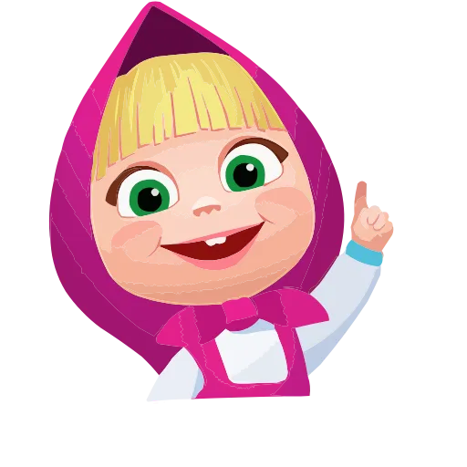 ☝️ Эмодзи «Маша, Мишка и друзья» для Telegram