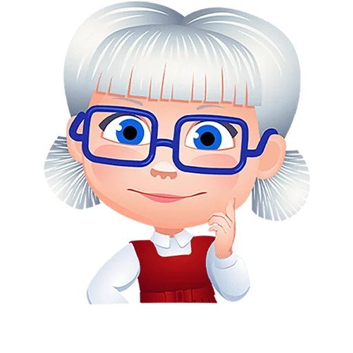 🤓 Стикер «Маша Мишка и друзья Без Текста» для Telegram