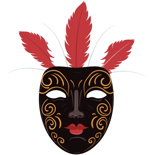 👓 Стикер «Masks» для Telegram